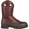 Georgia Boot Men's Wellington Work Boot, 8.5 M, Steel Toe, 12 in H, Soggy Brown, G5655 G5655 - alternate 2